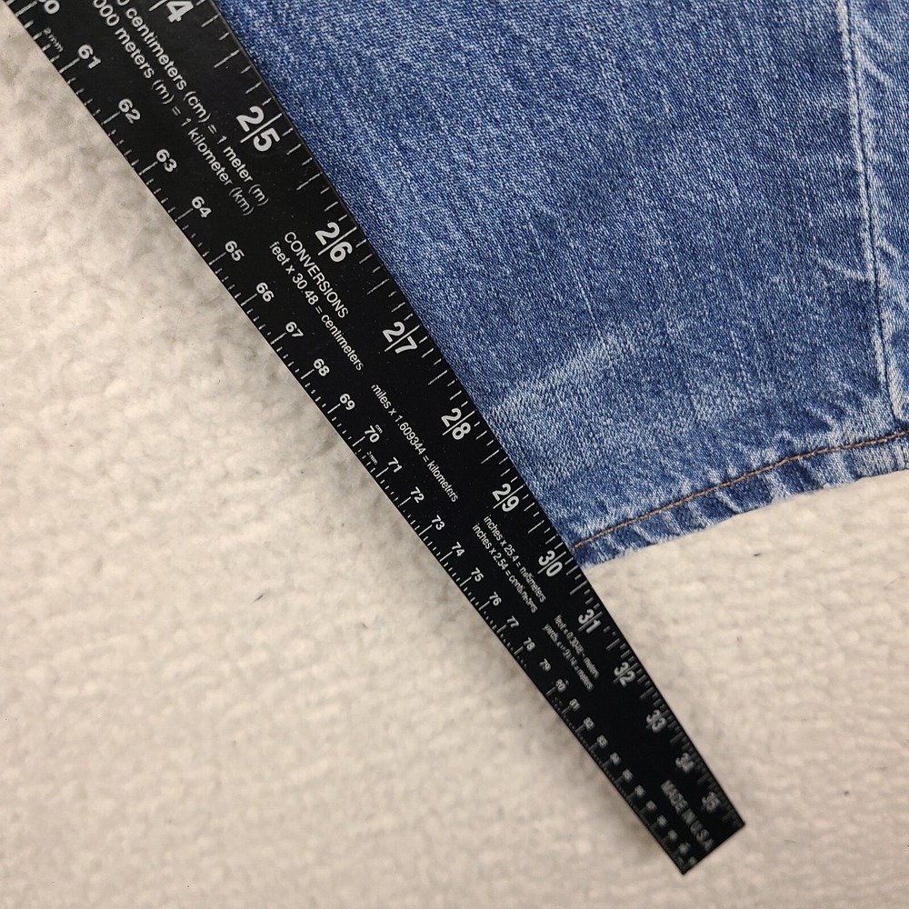 Madewell Jeans Womens 27 Blue Rigid Skinny Distress Medium Wash Denim * - Picture 6 of 15